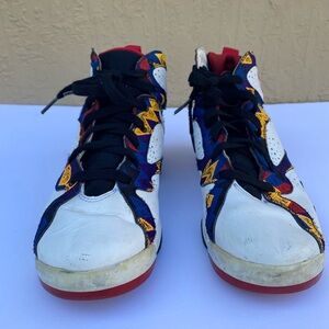 Nike Air Jordan Retro Boys Size 7Y White Athletic Shoes Sneakers 304774-142